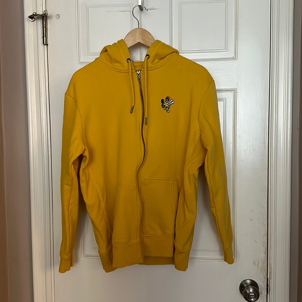 Lawrence and Larimer used yellow hoodie size large